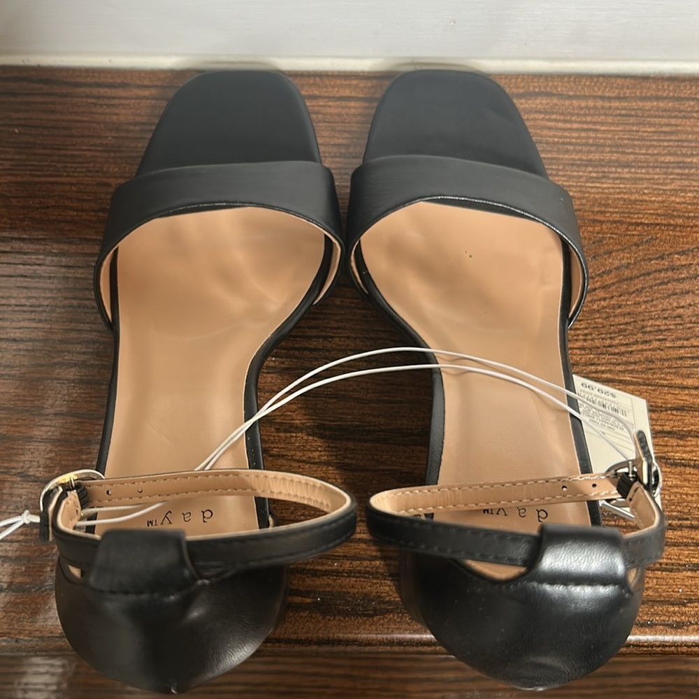 Women’s Shelly Heel With Memory Foam Insole- A New Day, Black - Picture 5 of 9